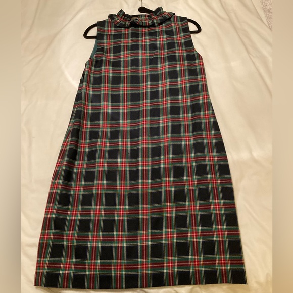 Vineyard Vines Tartan Holiday Dress - Sleeveless and Ruffles - Picture 5 of 7